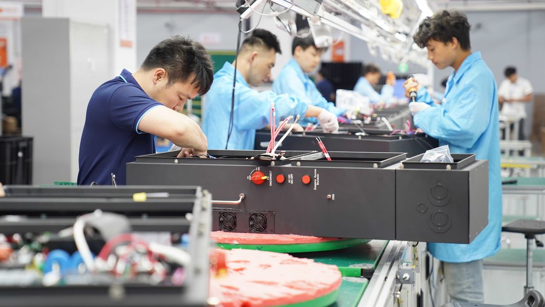 RESUN ENERGY CO,.LTD linha de produção do fabricante
